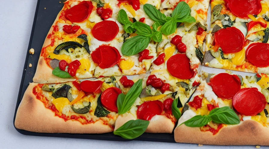 patchwork veggie pizza