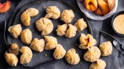 peach dumplings