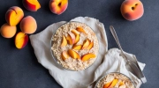 peach oatmeal trifle