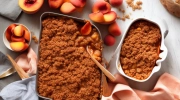 peachy caramel cobbler