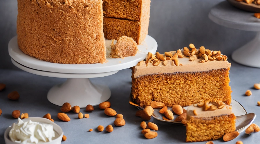 peanut crunch cake