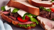 peppered steak sandwiches