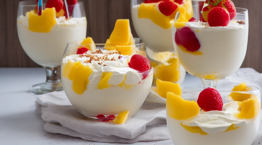 pina colada trifle