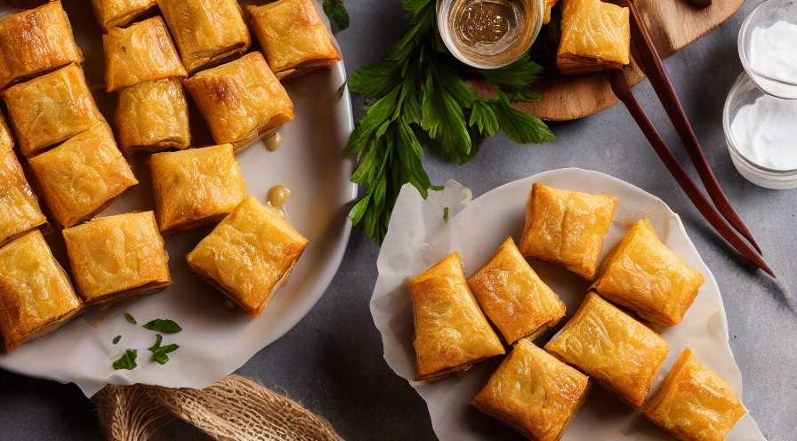 pineapple cheese baklava
