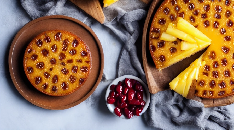 pineapple pecan upside down cake