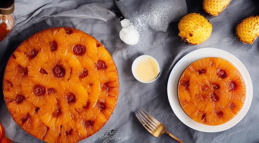 pineapple rum upside down cake