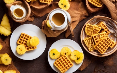 pineapple waffles