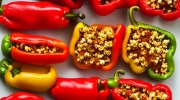 popcorn stuffed peppers