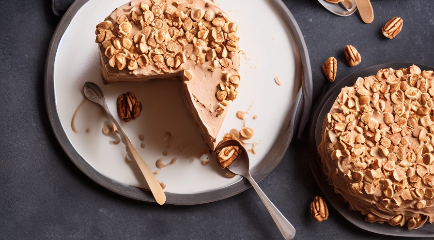 praline ice cream cake