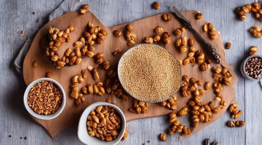 puffed wheat nibbles