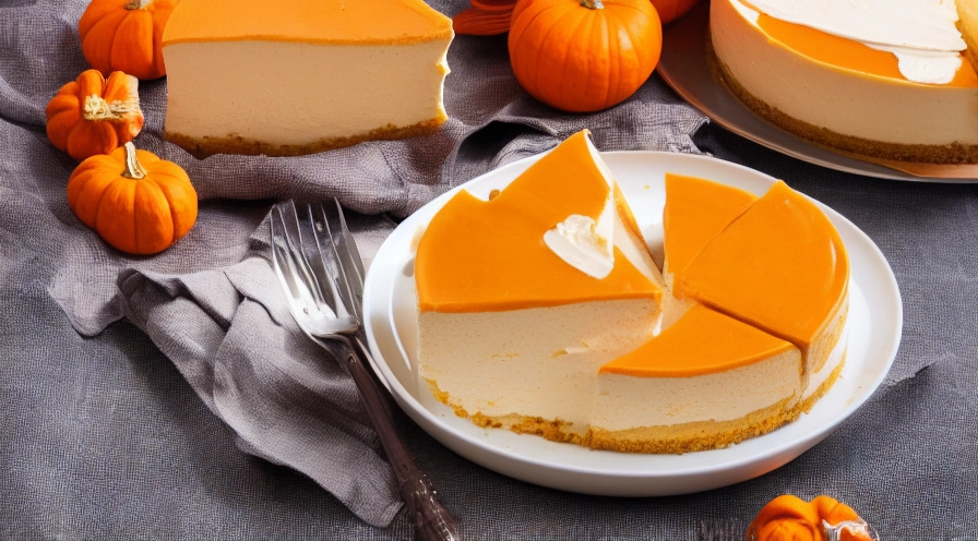 pumpkin rum cheesecake