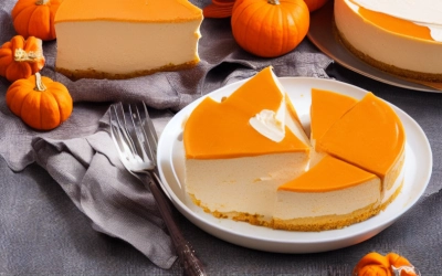 pumpkin rum cheesecake