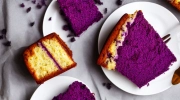 purple poke cake