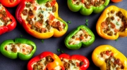 quiche stuffed peppers