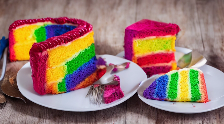 rainbow cake