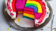 rainbow ice cream cake