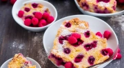 raspberry bread pudding