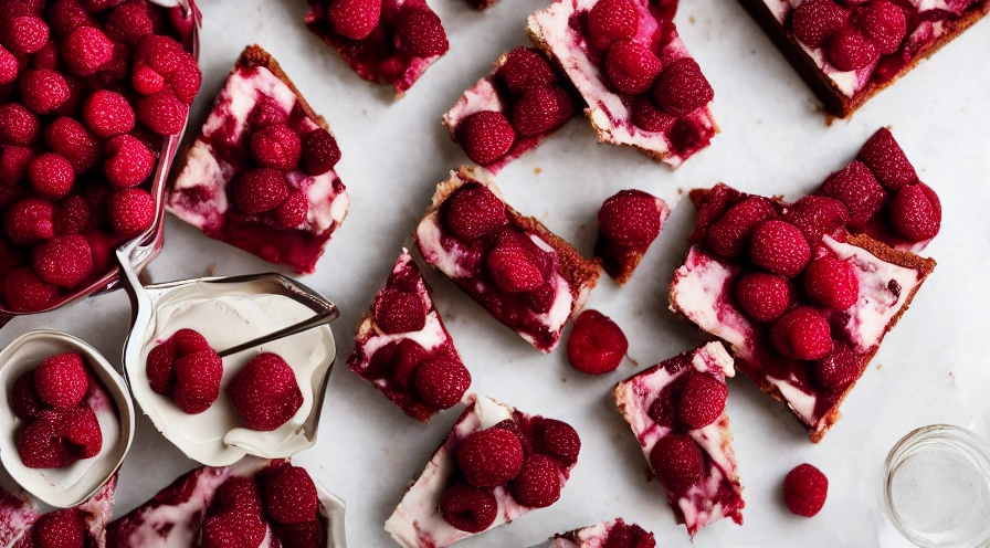 raspberry cream cheese brownies