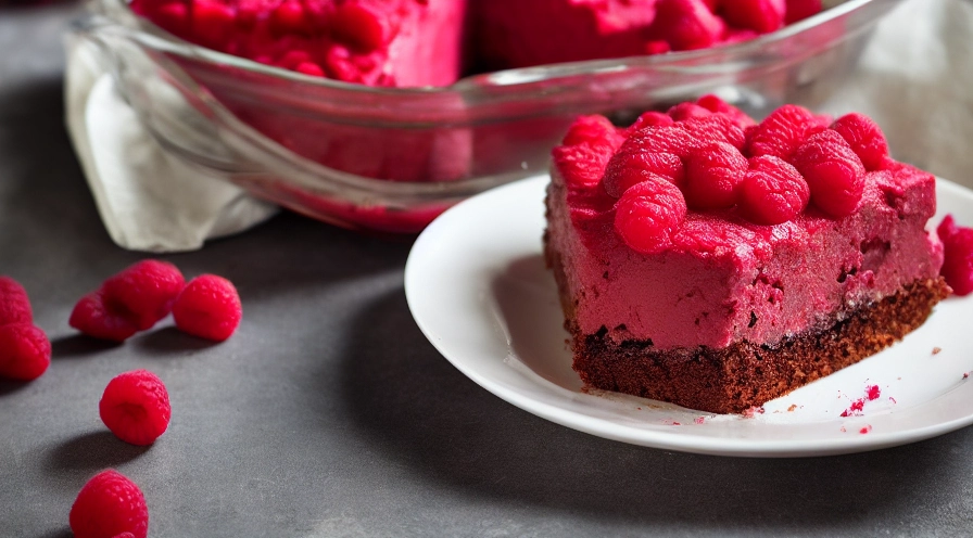 raspberry fudge pudding cake