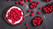 raspberry layered dessert