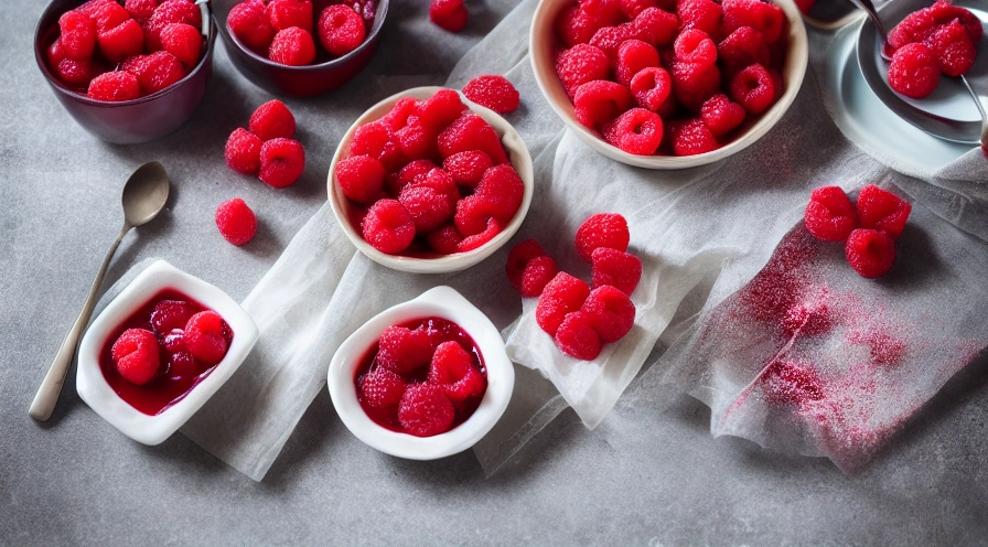 raspberry pudding