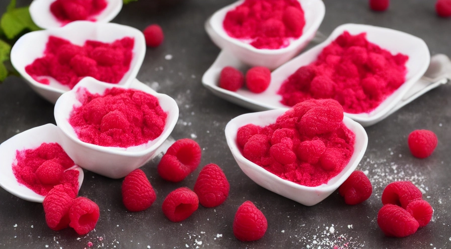 raspberry rose mousse