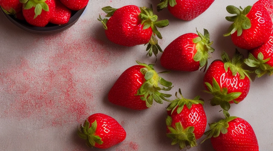 rebecca sauce and strawberries