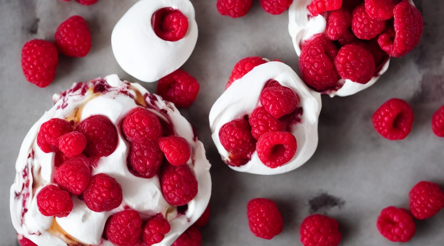 red raspberry meringue