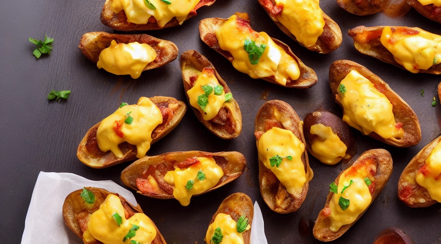 restaurant style potato skins