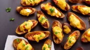 restaurant style potato skins
