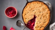 rhubarb cobbler