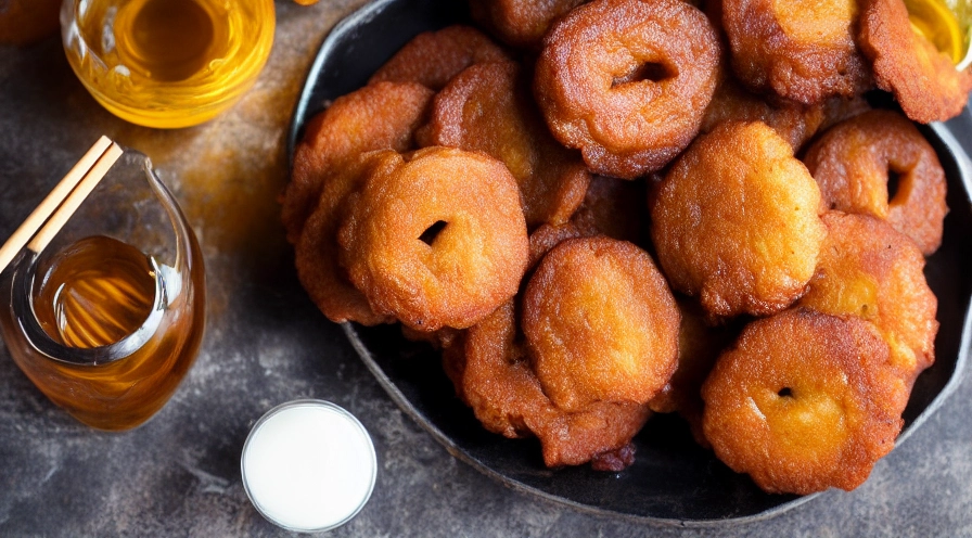 rum honey fritters