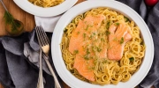salmon tetrazzini