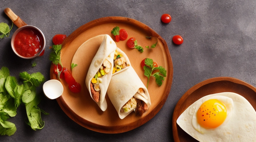 sausage and egg burrito