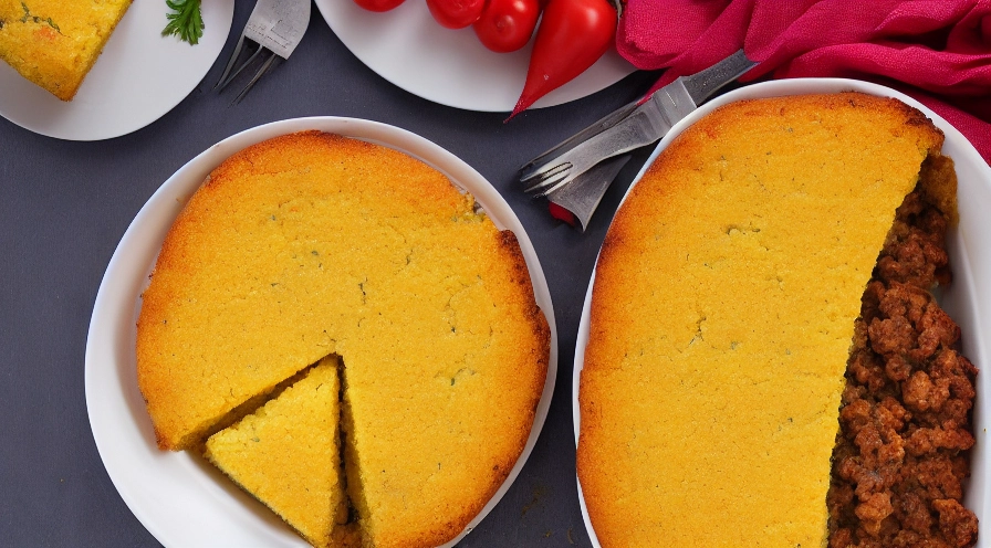sausage cornbread bake