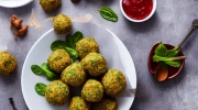 savory spinach balls