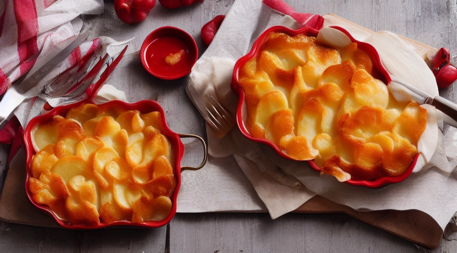 scalloped potatoes and franks