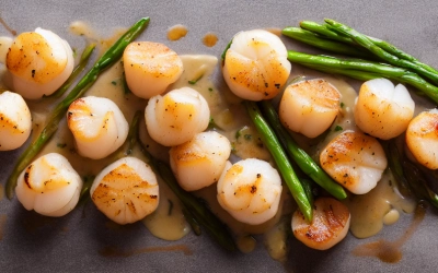 scallops in garlic butter