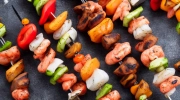 seafood kabobs