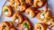 shrimp croissant sandwich appetizers