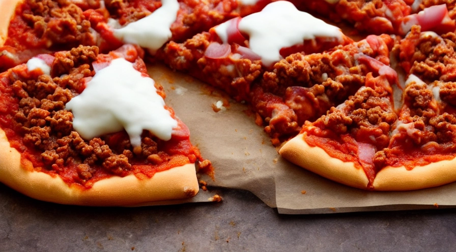 sloppy joe pizza