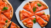smoked salmon pizza