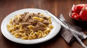 speedy beef stroganoff