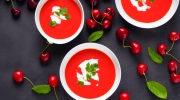 spiced cherry soup