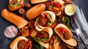 spicy sausage sandwiches