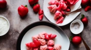 strawberry dumplings