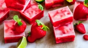 strawberry margarita squares