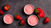 strawberry pudding