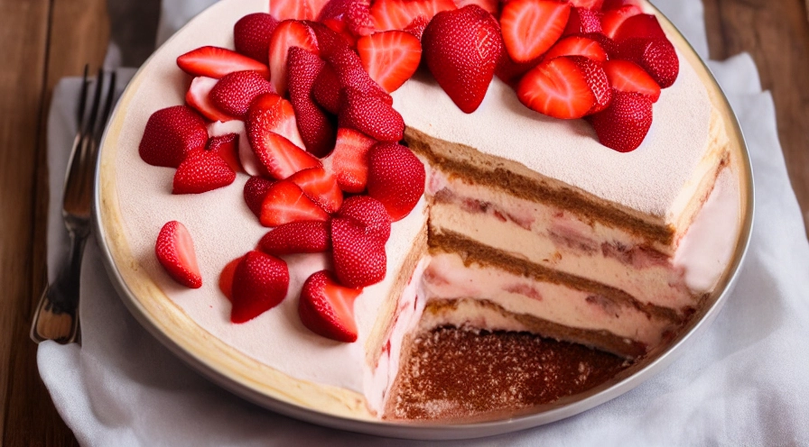 strawberry tiramisu