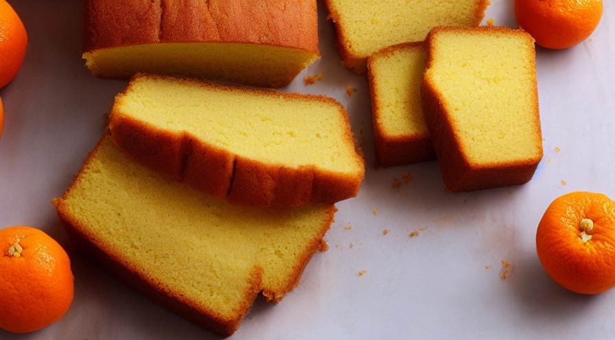 tangerine pound cake